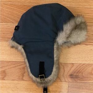 Goorin Bros Gray and Orange Trapper Hat